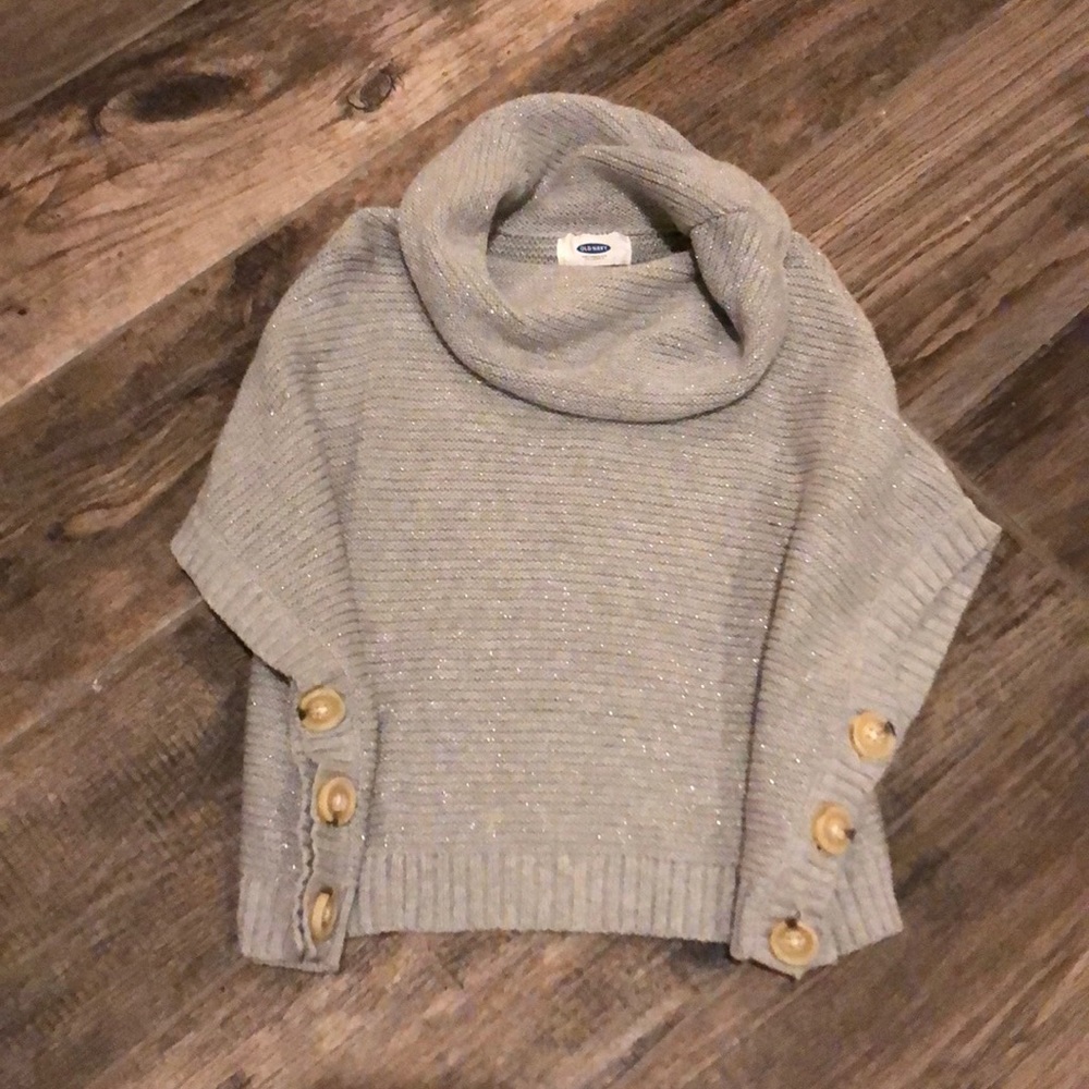 Gray Scoop Neck Top